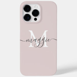 Pastelscript Monogram gepersonaliseerde telefoonho Case-Mate iPhone 14 Pro Max Hoesje