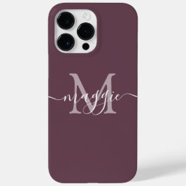 Pastelscript Monogram gepersonaliseerde telefoonho Case-Mate iPhone 14 Pro Max Hoesje