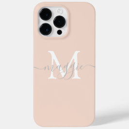 Pastelscript Monogram gepersonaliseerde telefoonho Case-Mate iPhone 14 Pro Max Hoesje