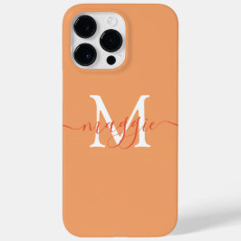 Pastelscript Monogram gepersonaliseerde telefoonho Case-Mate iPhone 14 Pro Max Hoesje