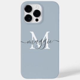 Pastelscript Monogram gepersonaliseerde telefoonho Case-Mate iPhone 14 Pro Max Hoesje