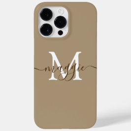 Pastelscript Monogram gepersonaliseerde telefoonho Case-Mate iPhone 14 Pro Max Hoesje