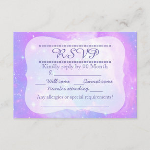 Pastelsterrenstelsel RSVP Kaartje
