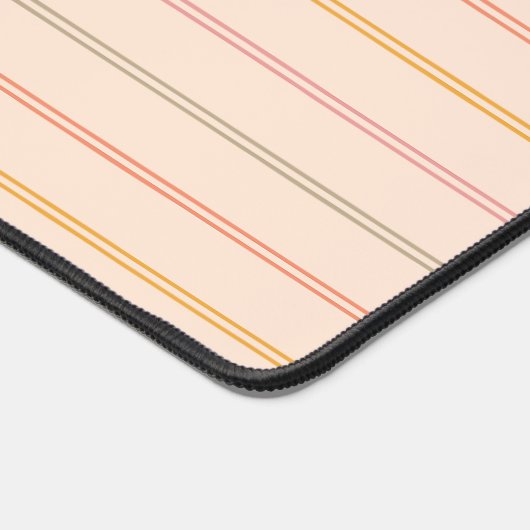 Pastelstrepen Bureaumat (Hoek)