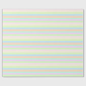  pastelstrepen cadeaupapier (Vlak)