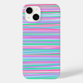  pastelstrepen Case-Mate iPhone 14 hoesje