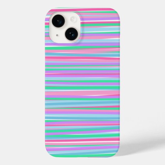  pastelstrepen Case-Mate iPhone case (Achterkant)