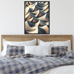 Pastelstromen Canvas Afdruk