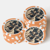 Pastelstromen Poker Chips (Opstapeling)
