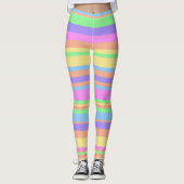Pastelstropen Leggings (Voorkant)