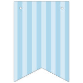 Pastelstropen | Roze, geel, blauw, groen Baby Vlaggetjes (Tweede vlag)