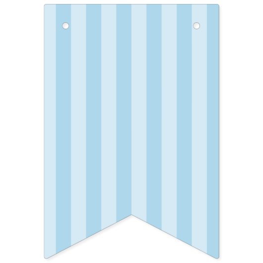 Pastelstropen | Roze, geel, blauw, groen Baby Vlaggetjes (Tweede vlag)