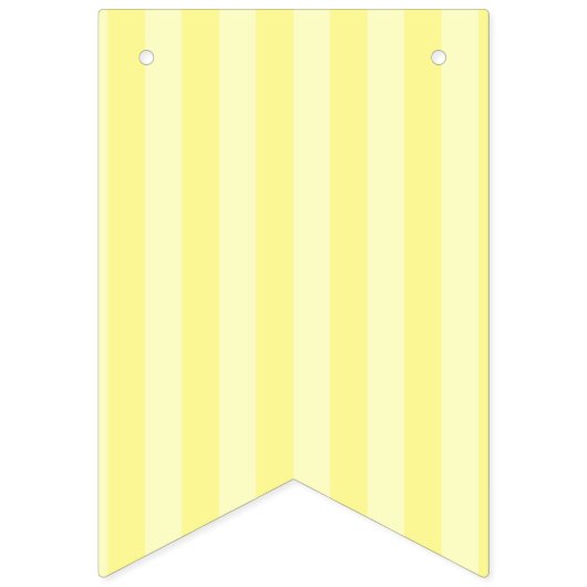 Pastelstropen | Roze, geel, blauw, groen Baby Vlaggetjes (Eerste vlag)