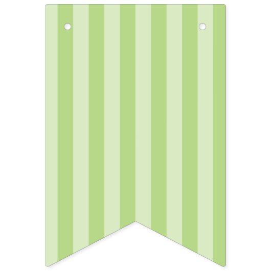 Pastelstropen | Roze, geel, blauw, groen Baby Vlaggetjes (Derde vlag)