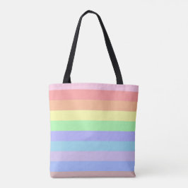 Pastelstropen Tote Bag