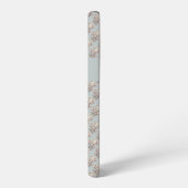 Pastelteddybeer die bloem vasthoudt die overalls d samsung galaxy hoesje (Linkerkant)