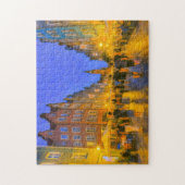 Pasteltekening van de stadspoort van Danzig met ui Legpuzzel (Verticaal)