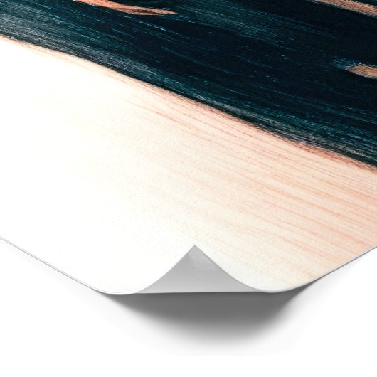 Pasteltekening van Mannen Beweging Poster (Hoek)