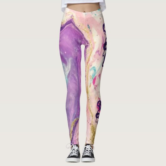 pasteltentakels leggings (Voorkant)