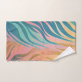 pasteltijgerstrepen bad handdoek (Handdoek)