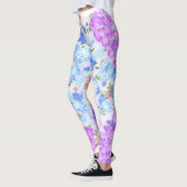 pasteltinten bloempatroon leggings (Links)