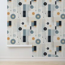 Pasteltinten retro geometrisch patroon