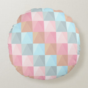 Pasteltinten Rond Kussen