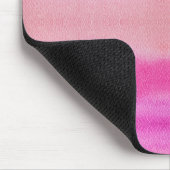 Pasteltinten Roze waterverf Monogram Muismat (Hoek)
