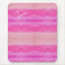 Pasteltinten Roze waterverf Monogram