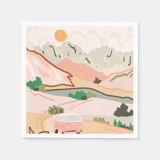 pasteltocht servet (Voorkant)