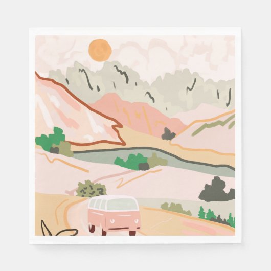 pasteltocht servet (Voorkant)