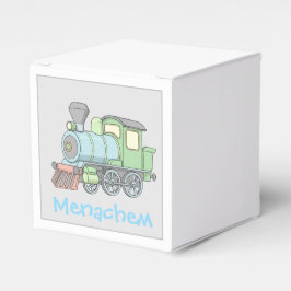 Pasteltrein upsherin gunstbox bedankdoosjes