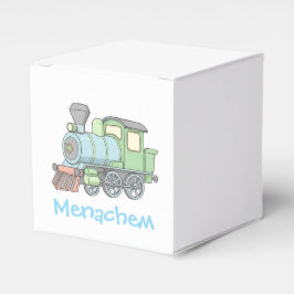 Pasteltrein upsherin gunstbox bedankdoosjes