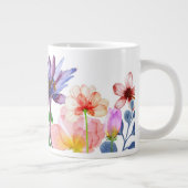 Pasteltuin bloeit grote koffiekop (Rechts)