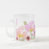 Pasteltuin bloeit matglas koffiemok (Links)