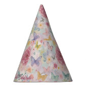 Pasteltuin | Bloemen en Vlinders Feesthoedjes (Rechts)