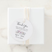 Pasteltuin Bloemige Trouw Dankjewel Bedankjes Labels (In situ)