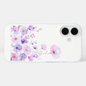 Pasteltuin met zachte bloemenweelde Case-Mate iPhone case (Achterkant (horizontaal))