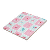 pastelValentijnsdag Tegeltje (Zijkant)