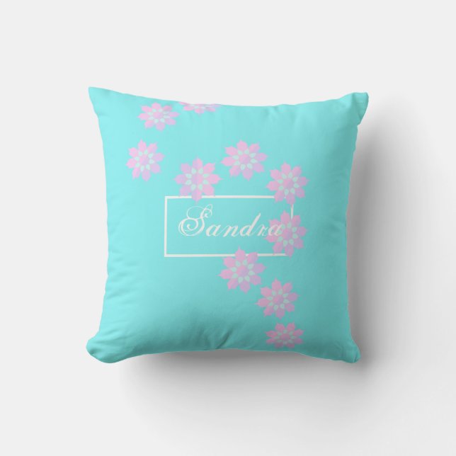 Pastelventiel Petals Sandra Cushion Sierkussen (Voorkant)