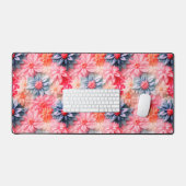 Pastelventilatorpatroon Bureaumat (Keyboard & Muis)