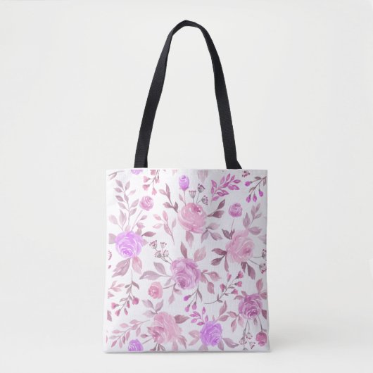 Pastelventilatorpatroon Tote Bag (Voorkant)