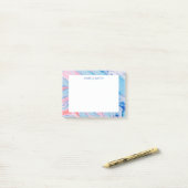 pastelvergipte verf post-it® notes (Op bureau)