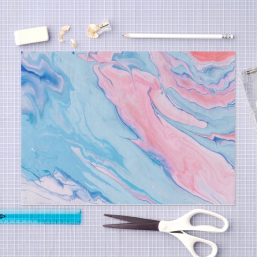 pastelvergipte verf tissuepapier (Craft)