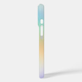 Pastelverloop blauw geel en paars Case-Mate iPhone case (Achterkant / Links)