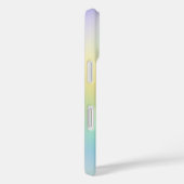 Pastelverloop blauw geel en paars Case-Mate iPhone case (Achterkant / Rechts)