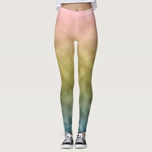 pastelverloop leggings (Voorkant)