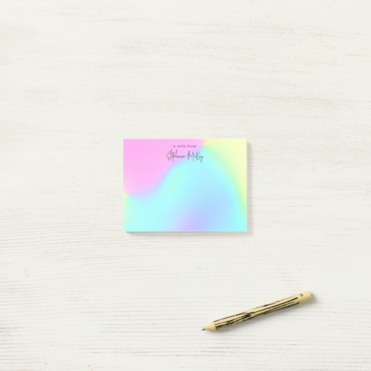 pastelverloop op maat post-it® notes (Op bureau)