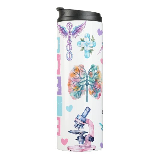 pastelverpleger thermosbeker (Geroteerd rechts)