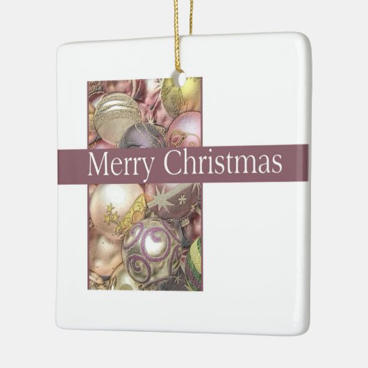 Pastelversieringen Keramisch Ornament (Links)